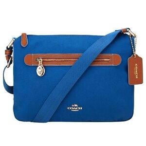 Coach Designer Sawyer Blue Crossbody Bag